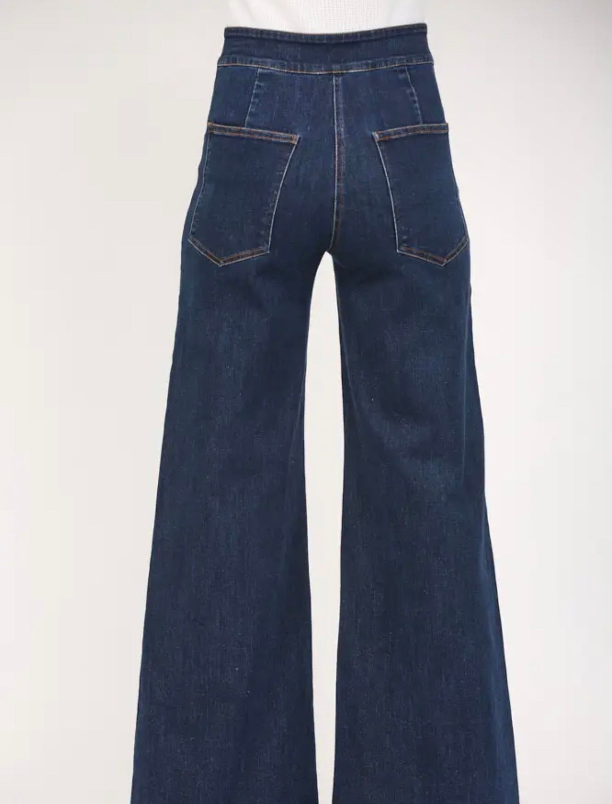 KAT HIGH WAISTED WIDE LEG STRETCH JEANS