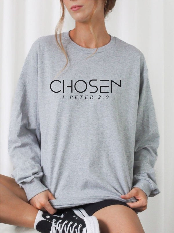 Chosen 1 Peter 2 9 Cozy Crewneck Sweatshirt