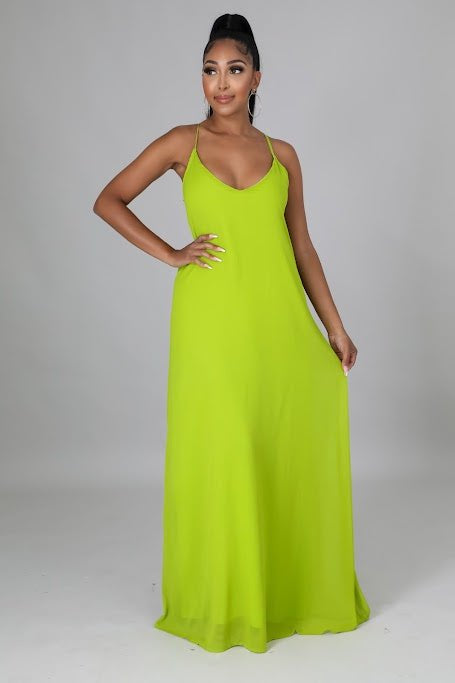 ILARIA CHIFFON MAXI DRESS