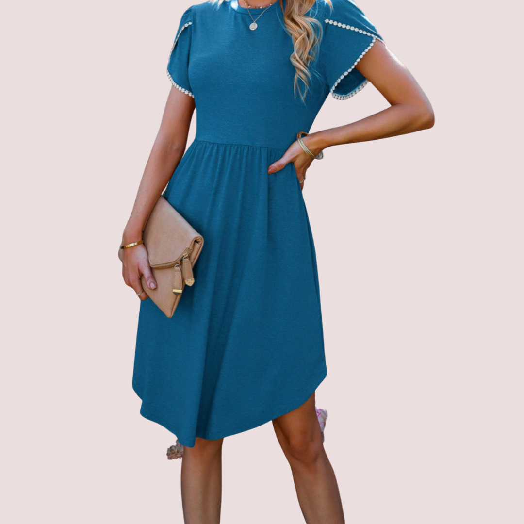 MARIE JERSEY KNIT MIDI DRESS