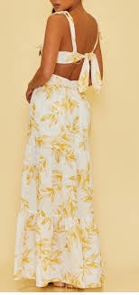 NORABELA OPEN BACK MAXI DRESS