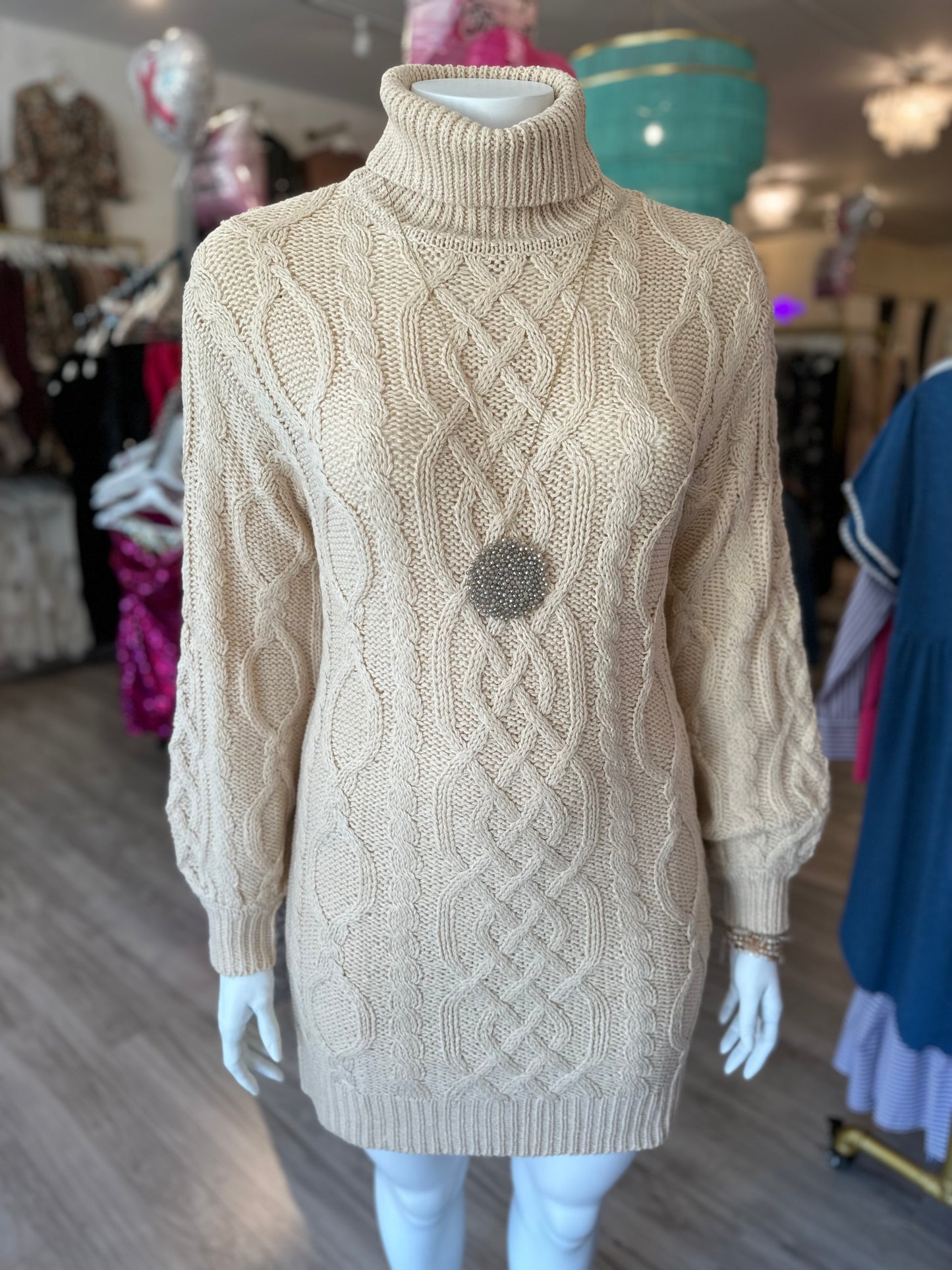 TINA OVERSIZED SWEATER DRESS