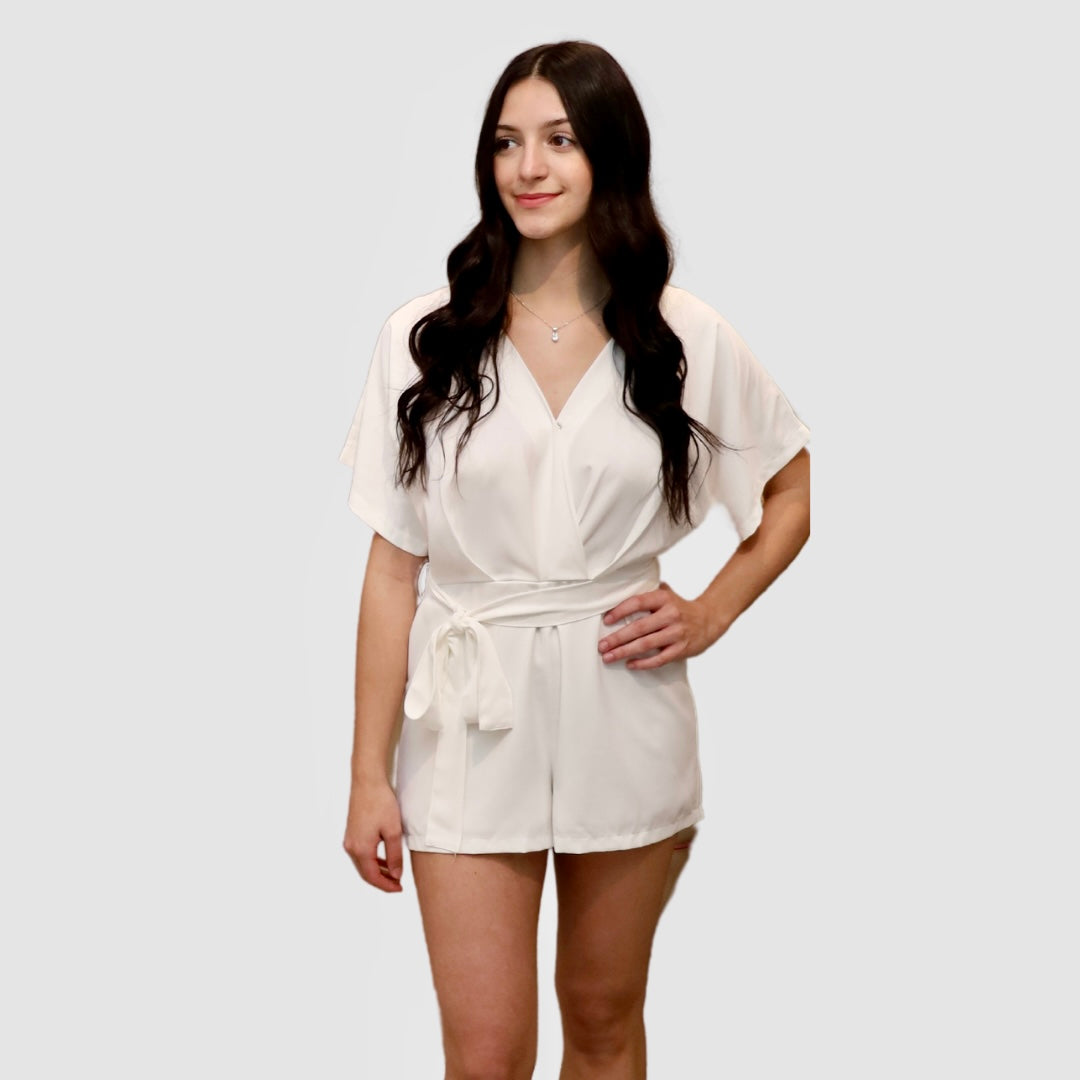 AGNES V-NECK ROMPER