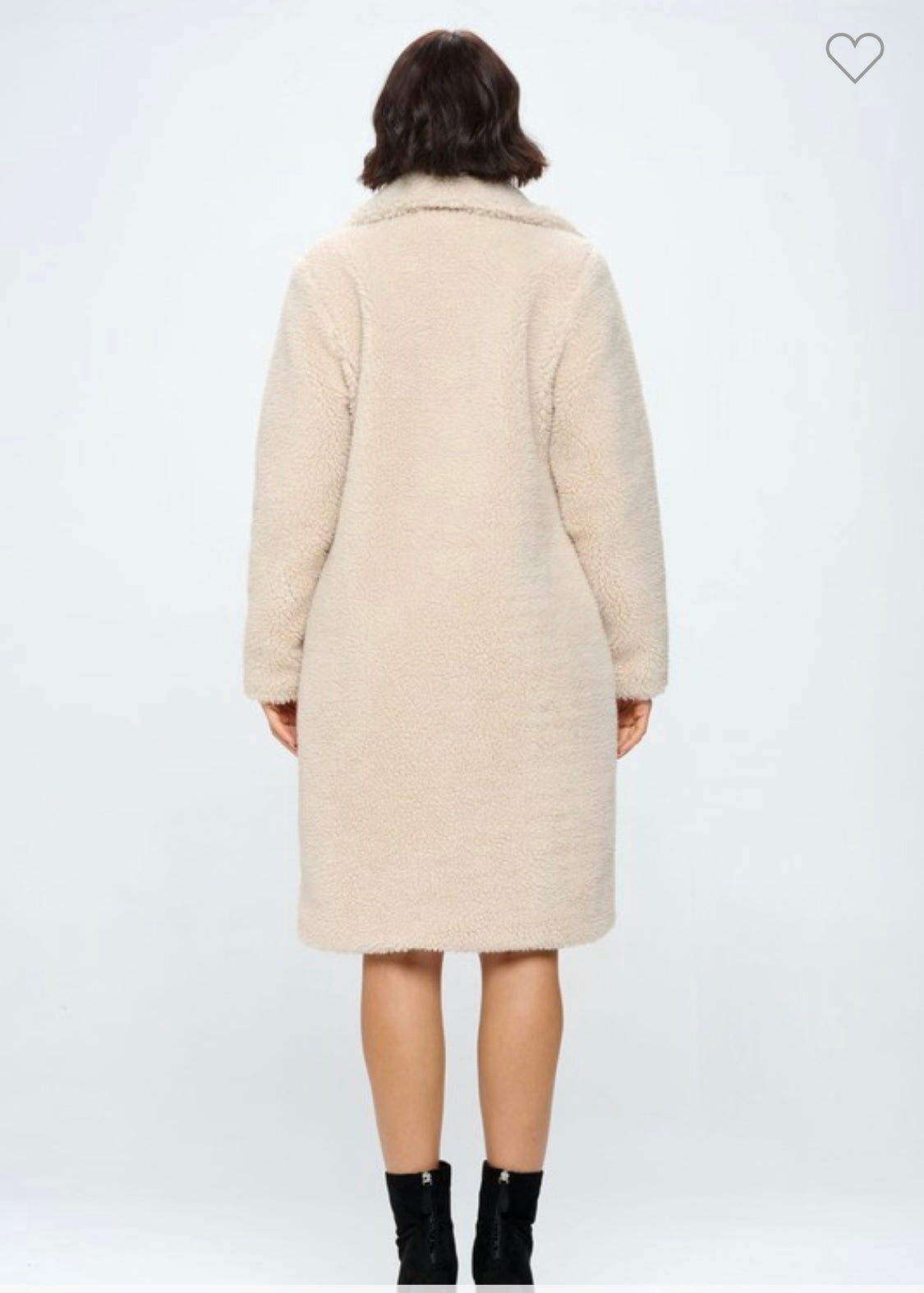 VERÁ SHERPA MID LENGTH COAT