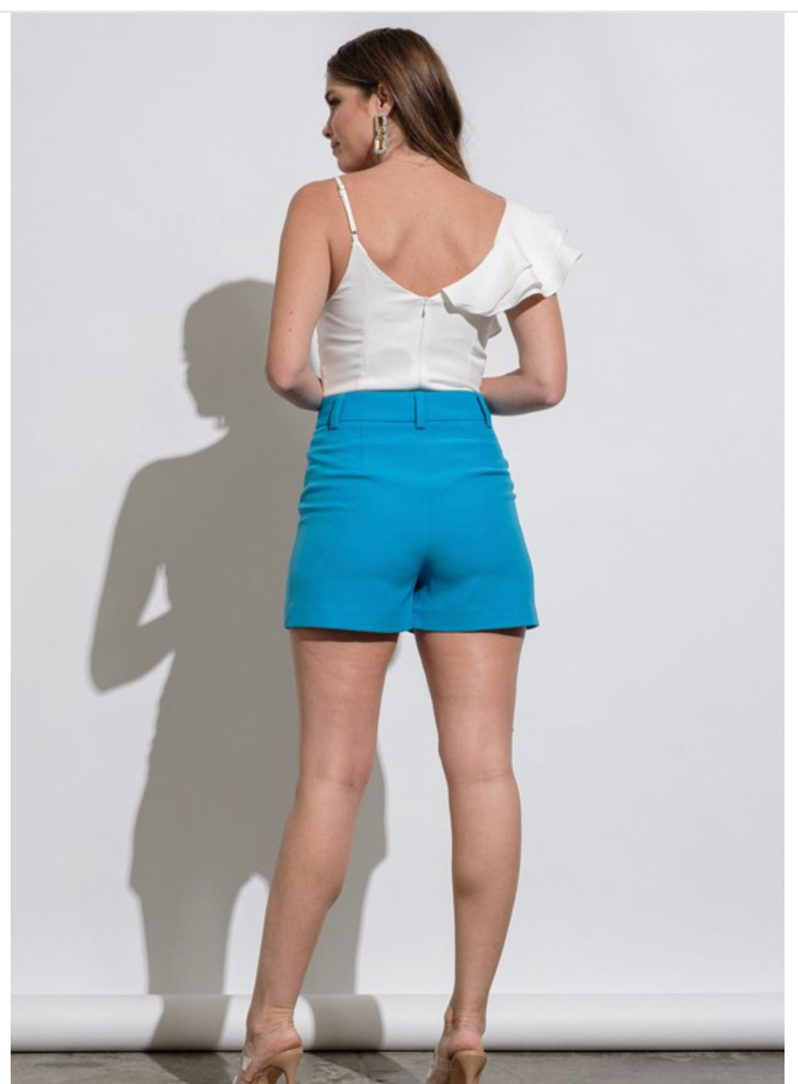 LUCIA ONE SHOULDER RUFFLE BODYSUIT