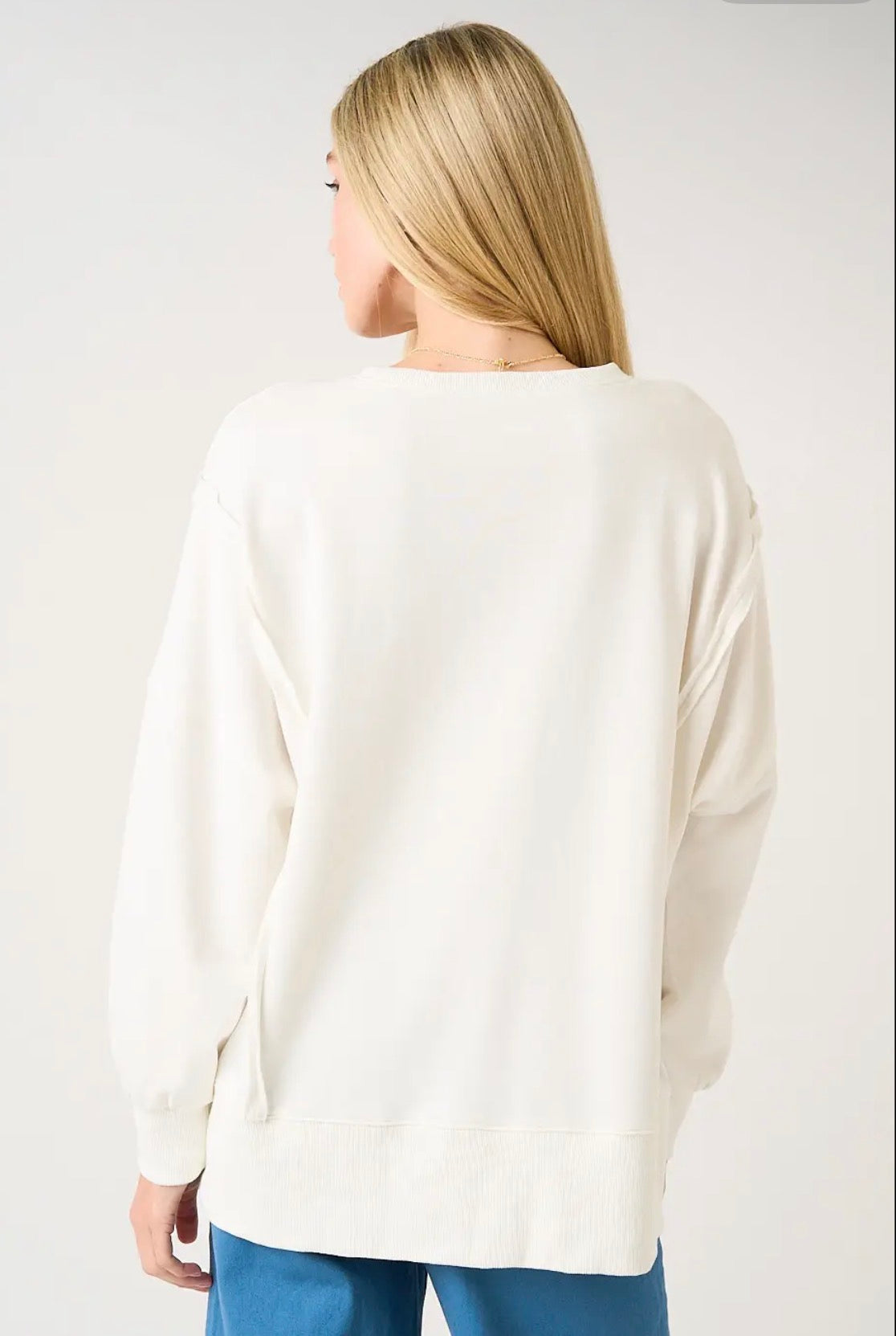 JESUS LOVES YOU PATCHWORK SWEATSHIRT