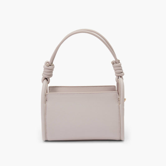 BRAIDED HANDLE STRUCTURED SATCHEL