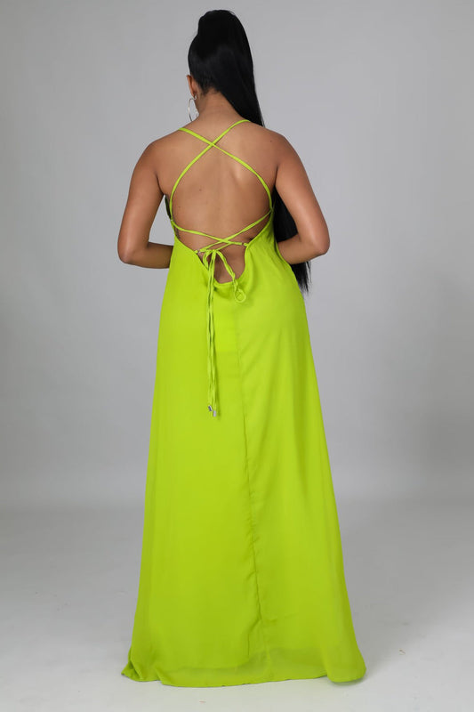 ILARIA CHIFFON MAXI DRESS