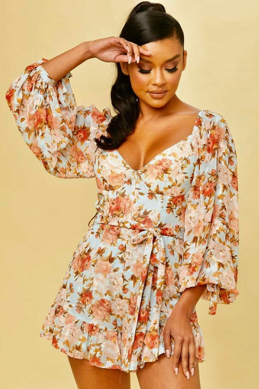 JOVIE FLORAL ROMPER