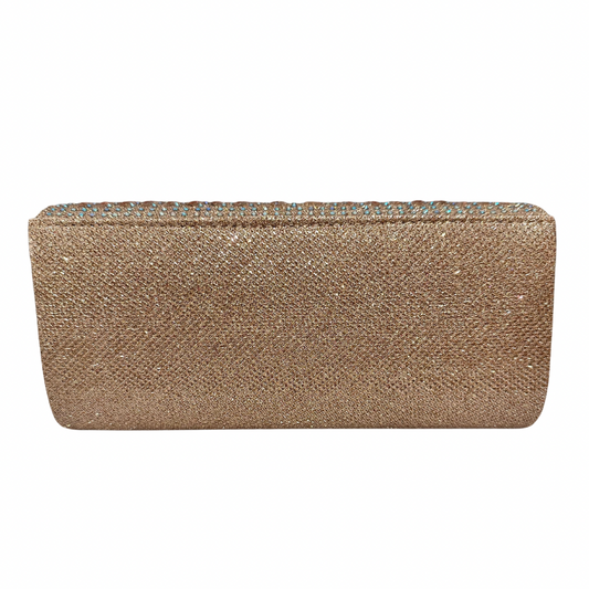 GOLD AND ROSE BLING CLUTCH